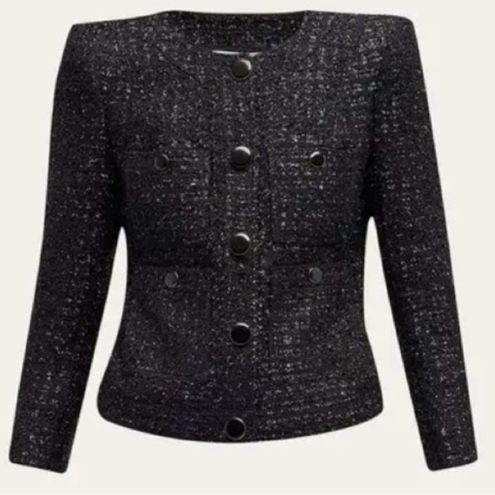 Veronica Beard "Ferazia" tweed jacket blazer - Picture 3 of 8